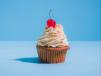 Vanilla Cupcakes With Cherries