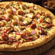 Salami pizza
