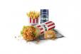Cheesy Captain Nacho Cheese Twister Combo - Medium
