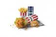 Cheesy Captain Nacho Cheese Twister Combo - Large