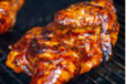 Half Classic Chicken Charcoal with Khubus and Hummus