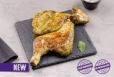 Half Green Chili Chicken Charcoal with Khubus and Hummus