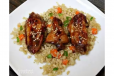 Fried Rice with Honey Chilli wings + Choice of Soft Drink