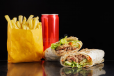 Charcoal Chicken + French Fries + Shawarma + Soft Drink