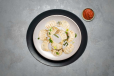 half Chicken momos