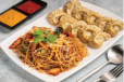 Noodles + 5pcs Momos