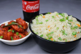 Momo + Fried Rice + soft Drinks