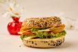 Turkey and Cheese Bagel