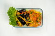 Eggplant and Tomato