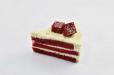Delicious Red Velvet Cake Slice