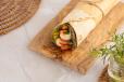 Kafta Lita With Hummus Wrap