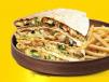 Quesadilla Wrap Sandwich With Fries