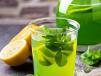 Fresh Lemon Mint Juice
