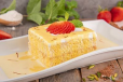Milk Cake Saffron