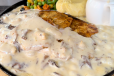 Creamy Mushroom Chicken Steak