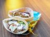 Alexandrian falafel sandwich