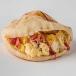 Egg and pastrami sandwich