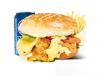 Italian Burger with soft drinks