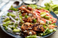 Chicken Tikka Lettuce With Bell Pepper Salad
