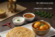 2 PAROTA + EGG CURRY