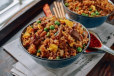 Schezwan Fried Rice (Beef)