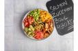 Salmon and Zucchini Noodle Bowl
