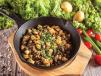 Fried Potatoes With Small Cubes Meat