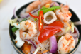 Spicy Vermicelli Mix Seafood andamp; Salad