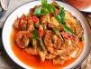 Stir Fried Shrimps With Chilli Paste And Beans
