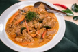 Beef Panang Curry With Rice