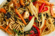 Chicken Stir Fry Spaghetti Pasta Keemao