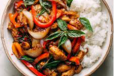 Stir Fried Chicken With Chilli Paste And Beans