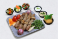 Healthy Lamb Kabab With Mushroom