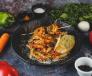Penne Arabiata Parmegiano Shrimp