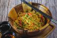 Asian Chilli Garlic Noodles with shrimp
