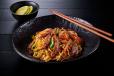 Teriyaki Rice Noodles w/ Prawns