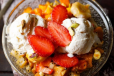 Fruit Salad with Ice Cream