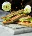 Turkey Club Sandwich on Keto Toast Bread - Contains Gluten