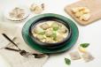 Fresh Keto Pasta Ravioli (150gm) -  With Creamy White Sauce - Contains Gluten