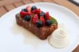 French Keto Birouche Toast with Maple Syrup, Fresh Strawberries and Cream Cheese Frosting- Contains Gluten -Sugar Free