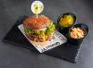 Abo Al Zooz Keto Protien Burger with Cole Slaw