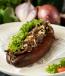 Philly Cheese Steak on Keto Roll Sandwich - Contains Gluten