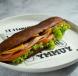 Turkey Sandwich with Cheese on Keto Bread Roll - Contains Gluten