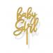 Baby Girl Gold Topper