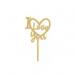 I Love You Heart Shape Gold Topper