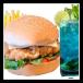Zinker Supreme Burger with your choice of  Mojito