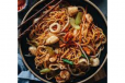 Schezwan Noodles Seafood