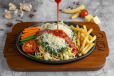 Veg Sizzlers Spaghetti and Cheese