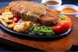 Hamburger Steak Garlic