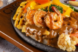 Spicy Prawns Exotica With Fried Rice